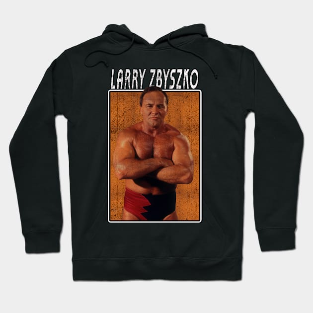 Vintage Wwe Larry Zbyszko Hoodie by The Gandol